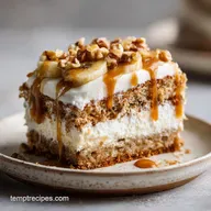 Heavenly Banana Walnut Cream Cake: Velvety Crumb
