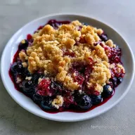 Blueberry Crumble for 8 Servings