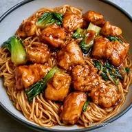 Chicken Bok Choy Noodles for 4 Servings