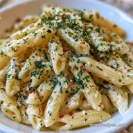 Creamy Garlic Penne Pasta in 30 Minutes