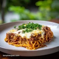 Creamy Southern Spaghetti Bake
