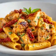 Sun Dried Tomato Pasta with Chicken