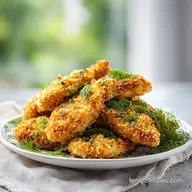 Crispy Dill Pickle Parmesan Chicken: Tangy and Crunchy