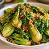 Ginger Garlic Bok Choy in 17 Minutes