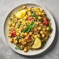 Lemon Herb Quinoa with Chickpeas: Fresh and Protein Packed