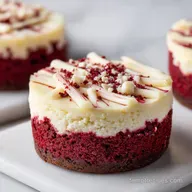 Red Velvet Cheesecake with White Chocolate Topping