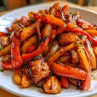 Roasted Bell Peppers Salad for 4 Servings