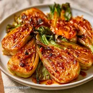 Roasted Bok Choy in 15 Minutes