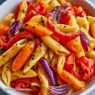 Roasted Vegetable Pasta Dish for 6