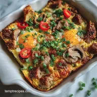 Make Ahead Breakfast Casserole with Sausage