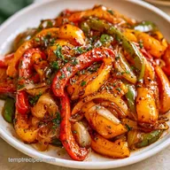 Balsamic Bell Peppers for 4 Servings