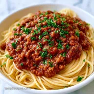 Spaghetti Meat Sauce with Ground Beef