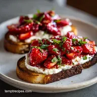 Roasted Strawberry Whipped Ricotta Toast: Ready in 30 Min