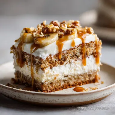 Heavenly Banana Walnut Cream Cake: Velvety Crumb