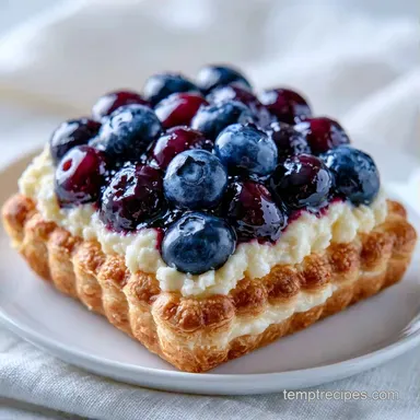 Blueberry Cream Cheese Danishes in 28 Min Recipe Card