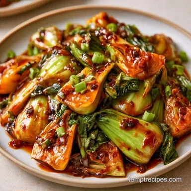 Bok Choy Black Bean in 30 Minutes