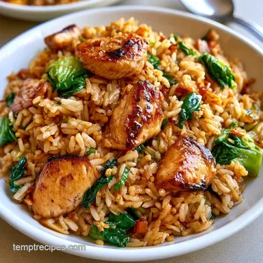Bok Choy Fried Rice in 30 Minutes Recipe Card