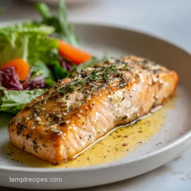 Boursin Baked Salmon for 4 Servings: Creamy and Tender