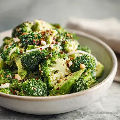 Healthy Broccoli Avocado Salad in 18 Mins Recipe Card
