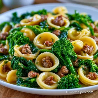 Broccoli Rabe Sausage Pasta in 30 Minutes