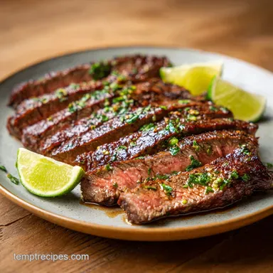Chili Lime Flank Steak in 20 Minutes