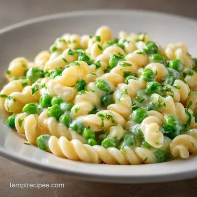Classic Pasta e Piselli: One-Pot Recipe Card
