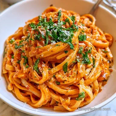 Roasted Bell Pepper Pasta for 4 Servings