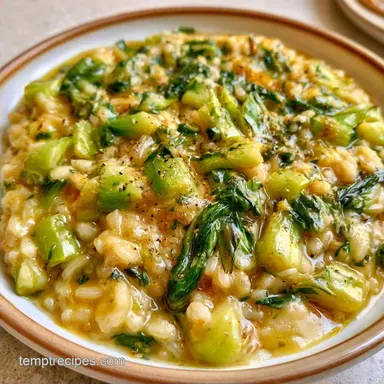 Bok Choy Risotto for 4 Servings