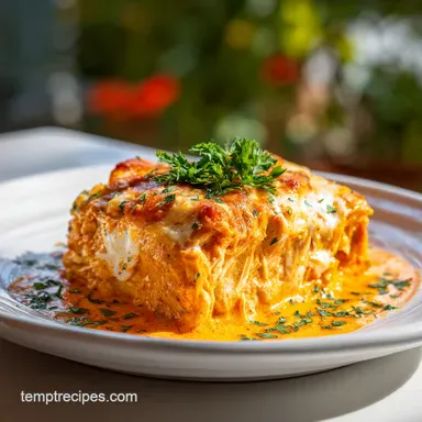 Buffalo Chicken Casserole in 30 Min Recipe Card