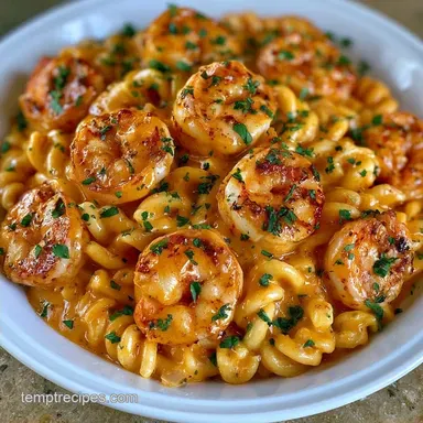 Cajun Shrimp Pasta Recipe for 4 Servings