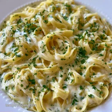 Creamy Meatless Pasta Recipe in 30 Min Recipe Card