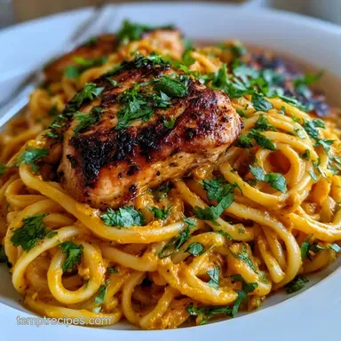 Creamy Tikka Masala Pasta in 35 Minutes Recipe Card