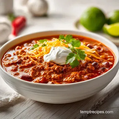 Creamy Turkey Pumpkin Chili: A Silky 60-Minute Recipe Recipe Card