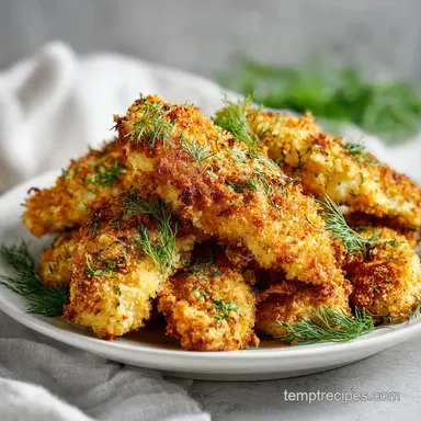 Dill Pickle Parmesan Chicken in 27 Min Recipe Card