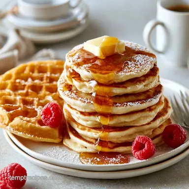 Easy Breakfast Pancake and Waffle Recipes for Mornings