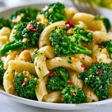 Easy Brocoletti Pasta Recipe in 20 Min Recipe Card