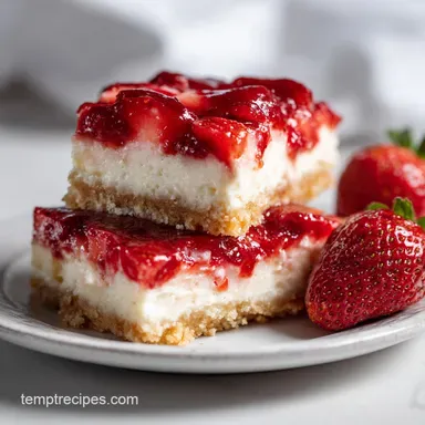 Easy Keto Strawberry Cheesecake Bars in 55 Min