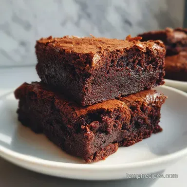 Fudgy Brownie Recipe From Scratch in 40 Mins