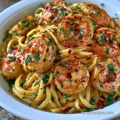 Garlic Butter Shrimp Pasta in 25 Minutes