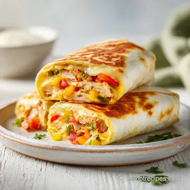 Turkey Grilled Cheese Burritos: Meal Prep
