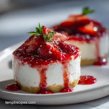 Keto Strawberry Cheesecake Fat Bombs | 1 Hour Recipe Card