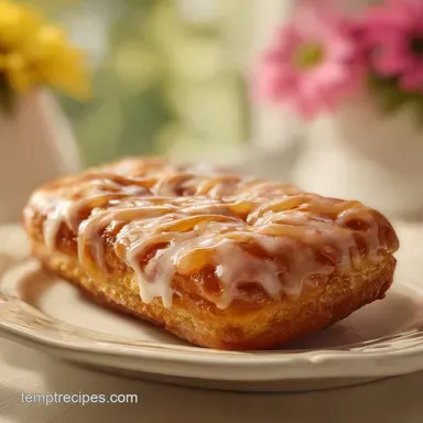 Maple Donut Bars for 12 Servings Recipe Card