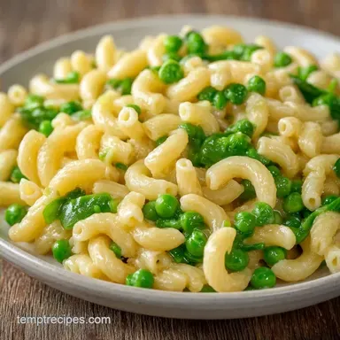 One Pot Pasta Peas in 25 Minutes