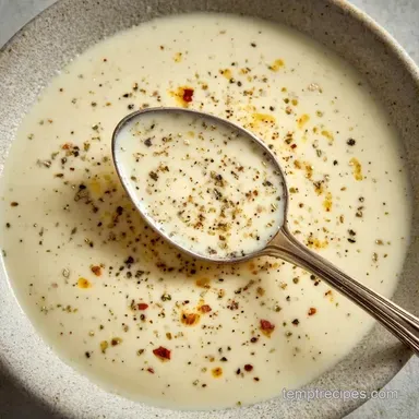 Parmesan Cream Sauce in 15 Minutes Recipe Card