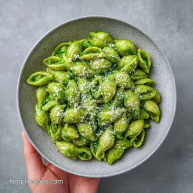 Pasta with Green Pea Sauce in 15 Minutes