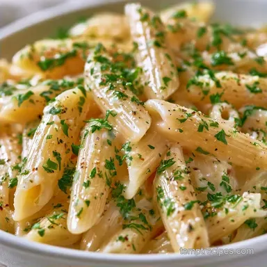 Penne Pasta with Garlic in 30 Minutes