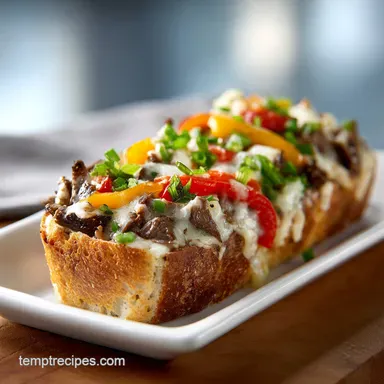 Philly Cheesesteak Meatloaf for Dinner