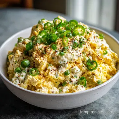 High Protein Jalapeno Popper Chicken Salad for 4 Recipe Card