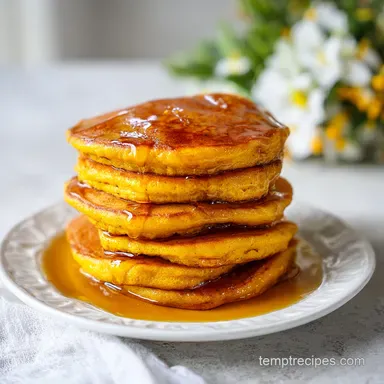 Pumpkin Greek Yogurt Pancakes in 20 Min