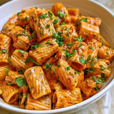 Roasted Red Pepper Pasta for 4 Servings